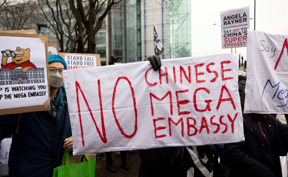 英國會議員：中國是威脅　英政府不應核可巨型使館