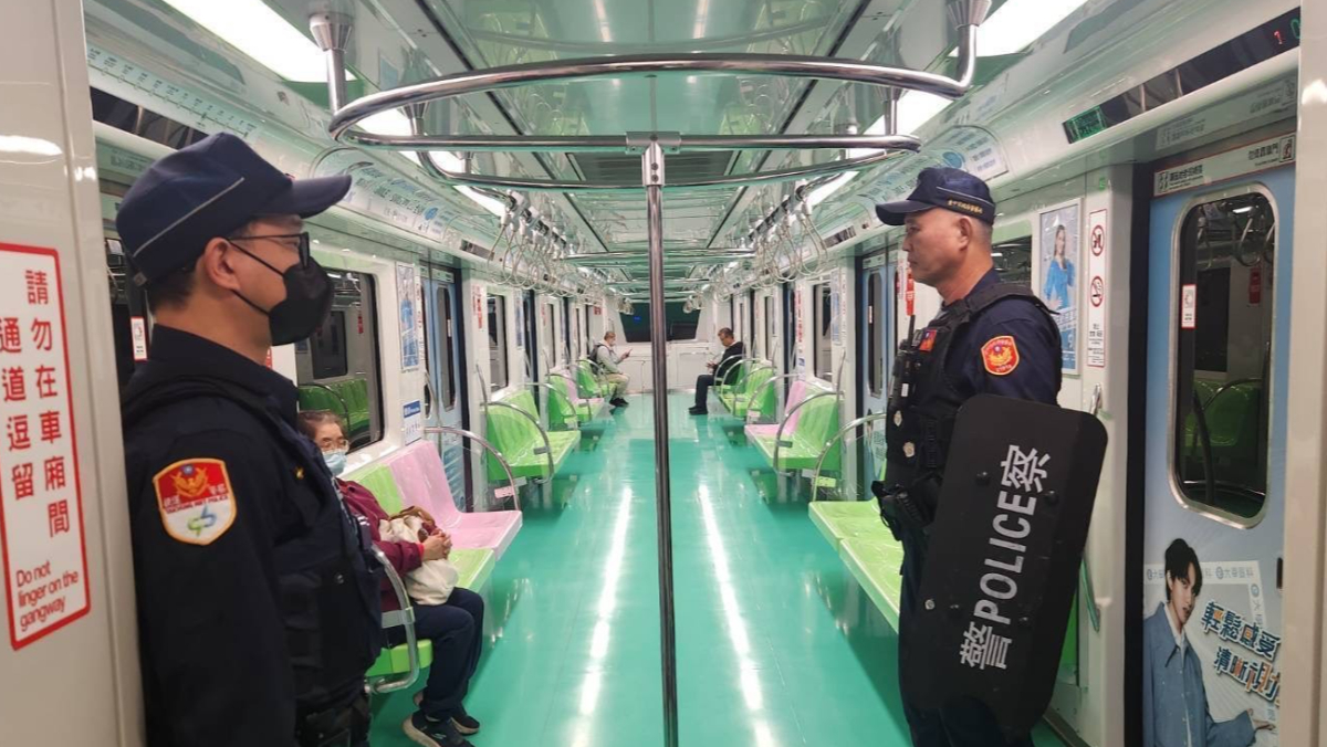 預告13:30捷運引爆炸彈　IP查到了！捷警、鐵警全面戒備