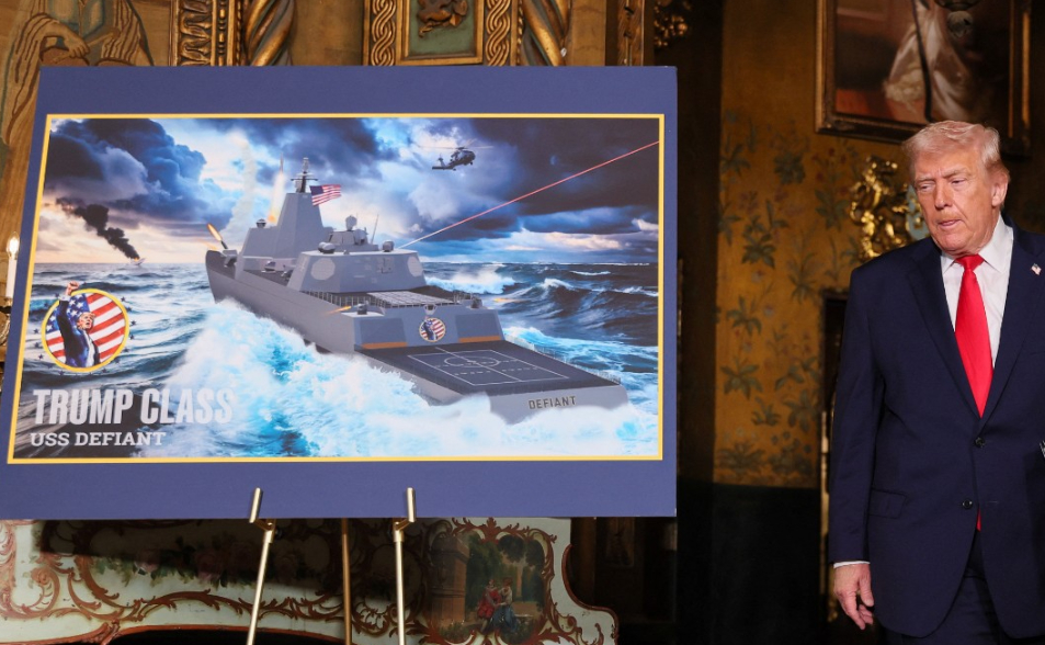 川普宣布親自設計「川普級」超級戰艦　威力百倍、打造美國黃金艦隊