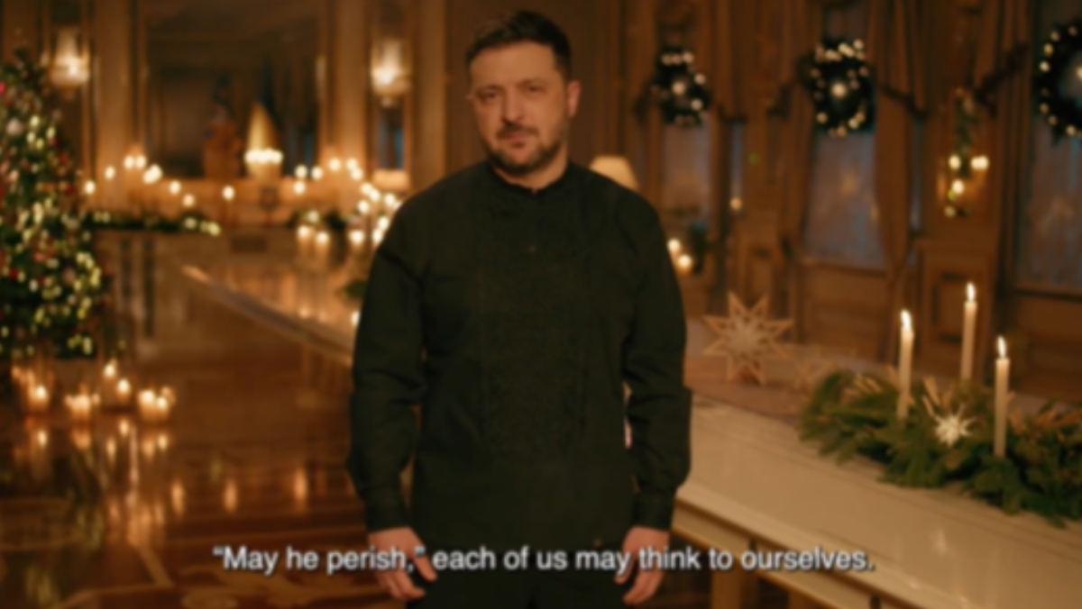 澤倫斯基的聖誕願望：希望「他」快點死