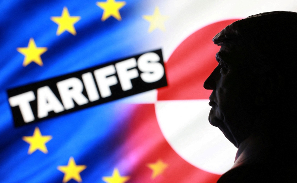 川普威脅強取格陵蘭　美歐貿易戰逼近引爆、金價飆漲股市重挫