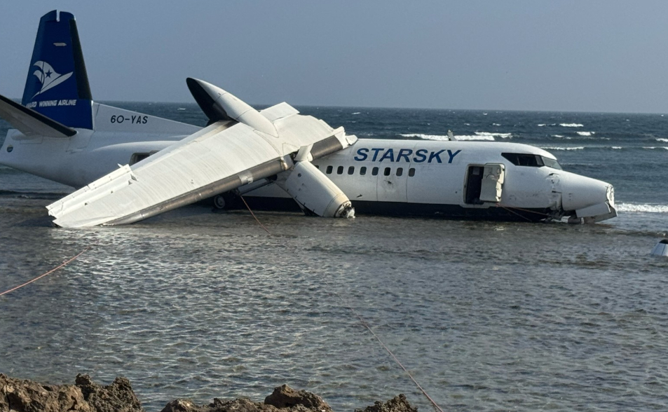 機長神反應！索馬利亞客機迫降停海上　55人全生還