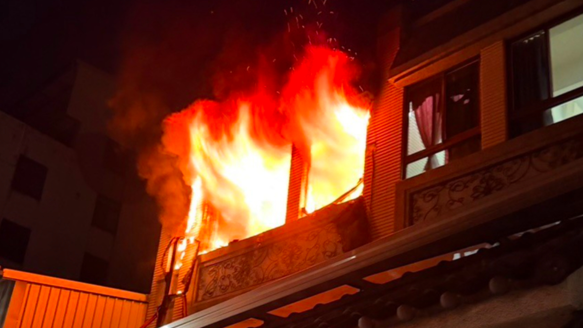 初一悲劇！台中火災「尪死妻傷」　起火前驚傳吵架聲