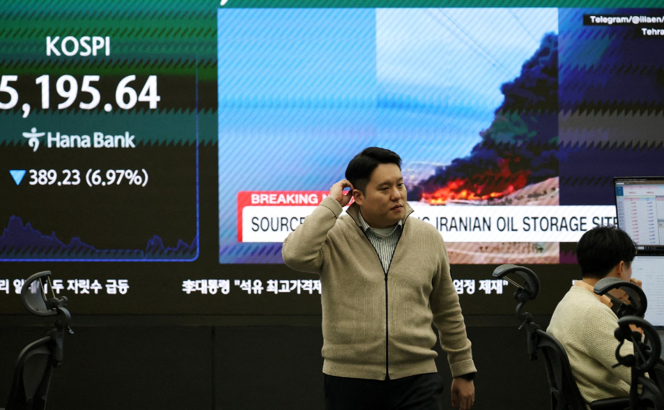 【更新】韓股收盤重挫6%！一週內第二度觸發熔斷機制