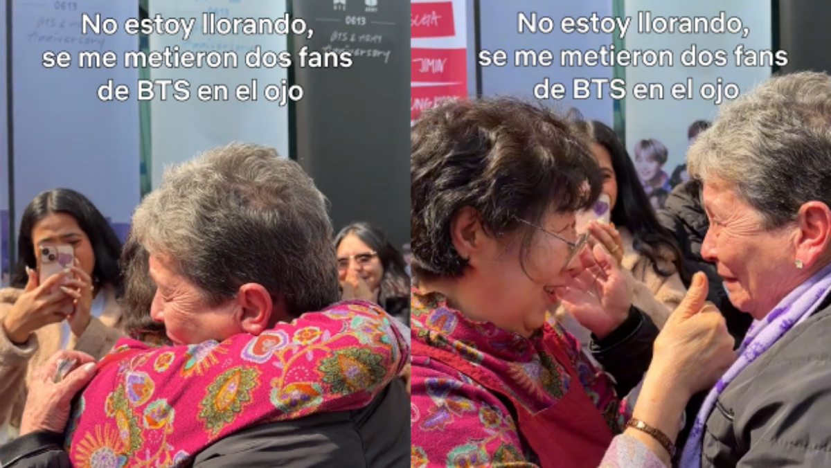 阿米全看哭！為了聽BTS演唱會　哥倫比亞60多歲奶奶訪韓「與姨母相擁」