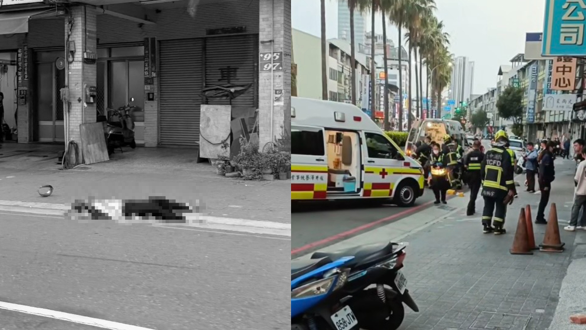 台中恐怖情殺！女子「當街遭割喉」滿地血不治　兇嫌落網