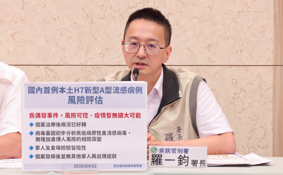 台灣爆發首例H7流感「禽傳人」！7旬禽農隔離治療中　感染源待釐清