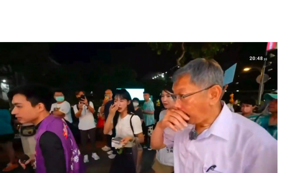 控柯文哲台中輔選遭三波辣椒水攻擊　民眾黨報案：有20人不適