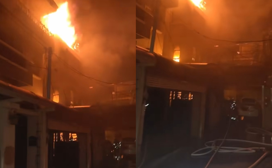 無尾巷火災太難救！嘉市惡火全面燃燒　1家3口困陽台奪命