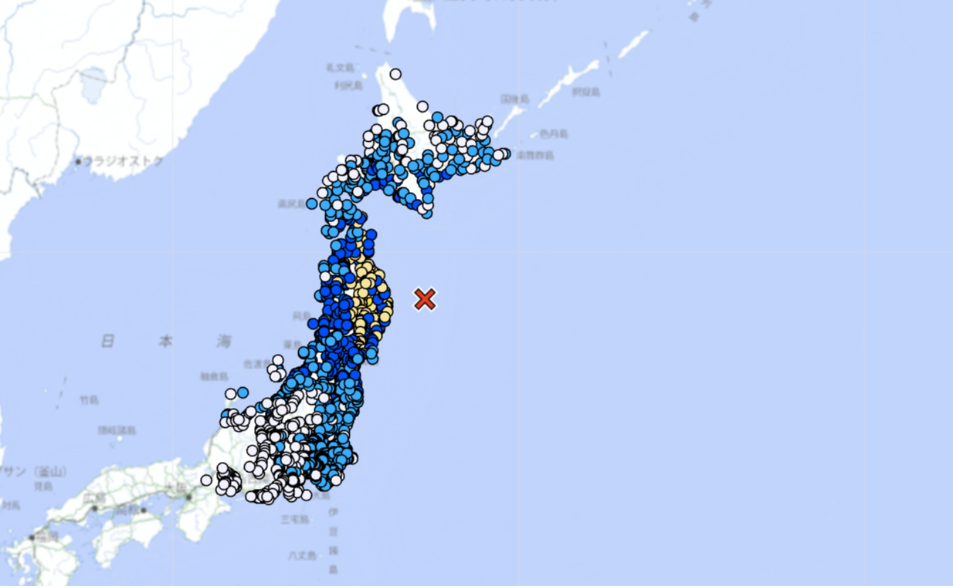快訊／日本青森地震規模7.4　發出海嘯警報
