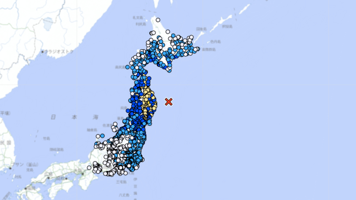 快訊／日本青森地震規模7.4　發出海嘯警報
