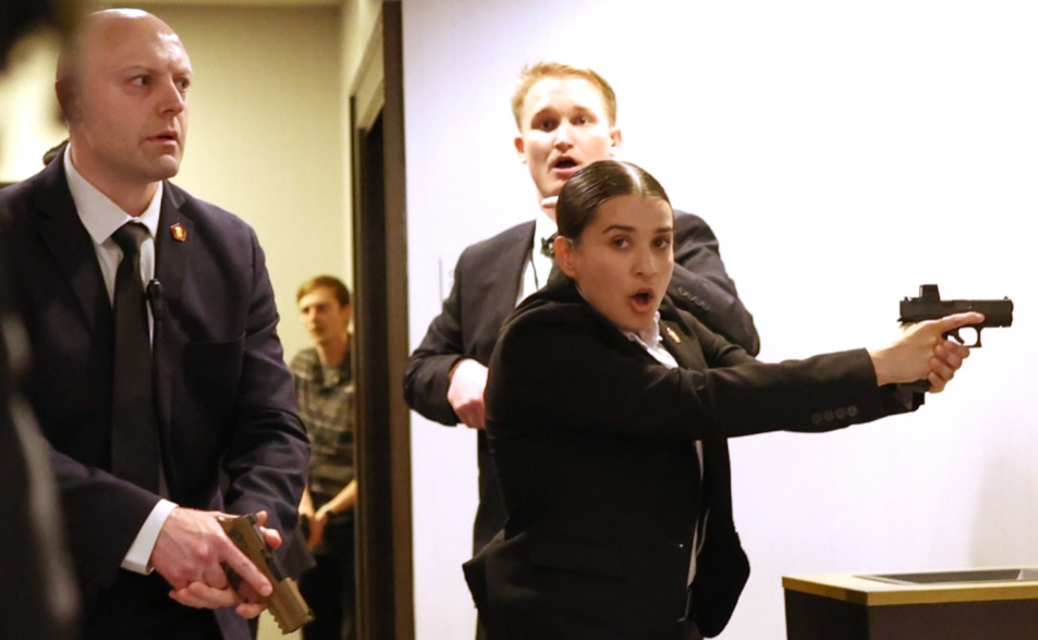 「走走走」大批特勤衝宴會廳隨時拔槍　川普險遇槍手、賓客憶驚魂一刻