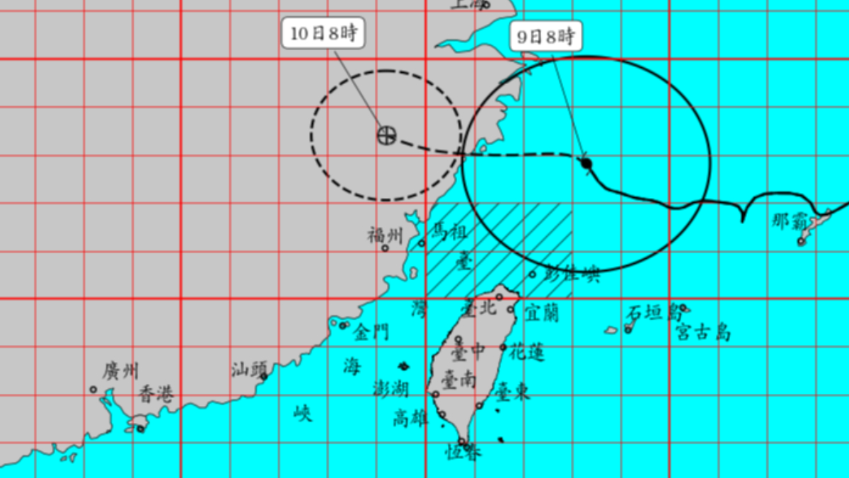 白海豚「今日變輕颱」！暴風圈晚間最接近馬祖　台北豪雨下到這時間才趨緩