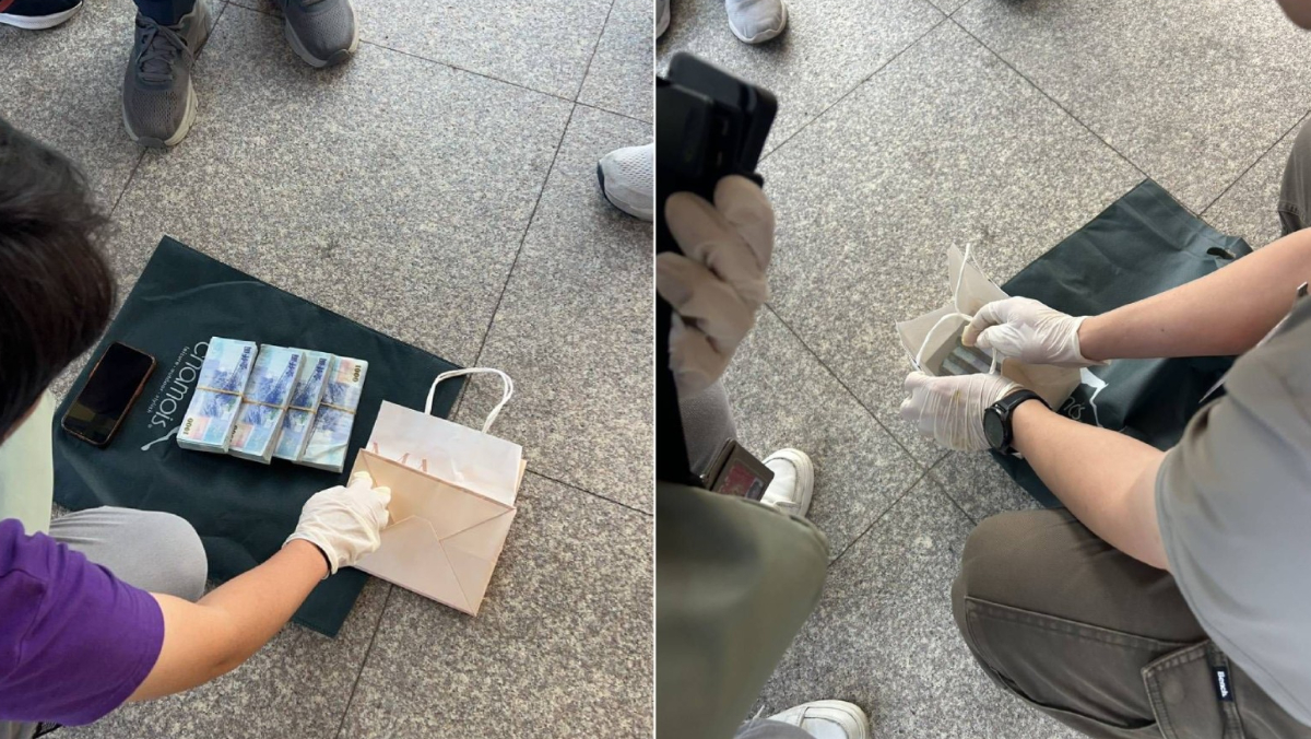 現場逮捕畫面曝光！桃園里長掏40萬買通對手退選　交付瞬間遭檢調伏擊