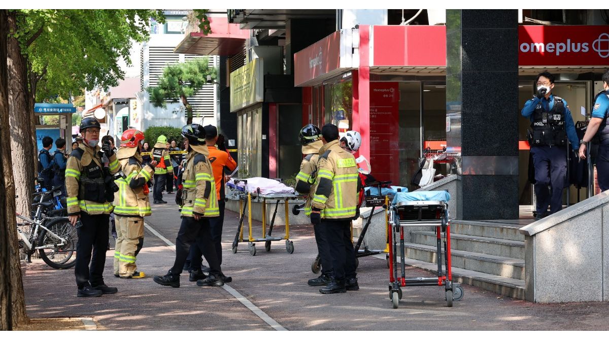 【更新】南韓商場驚傳隨機攻擊！男雙手綁刀「見人就砍」　8人傷1人心跳停止
